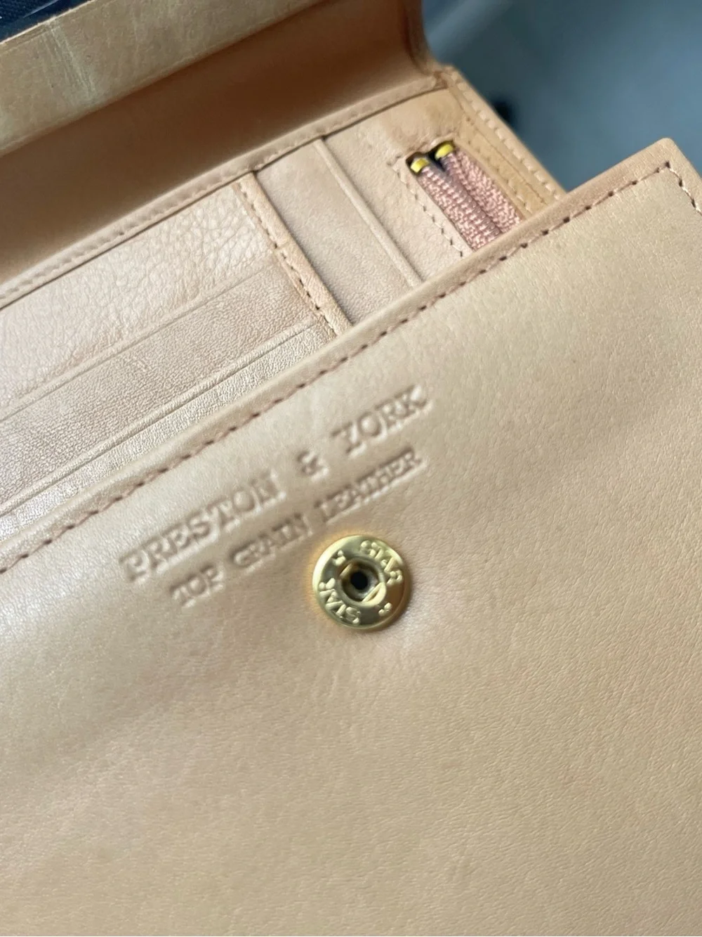 Camel Leather Crossbody Phone Bag - Minimalist Women’s Shoulder Pouch